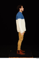  Pablo brown shoes brown trousers dressed standing sweater whole body 0007.jpg